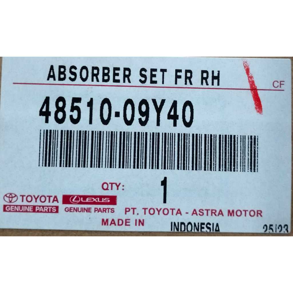 Shock Absorber Breaker Depan Kanan Toyota Innova 2004-2015, Reebon 2016 On / 48510-09Y40