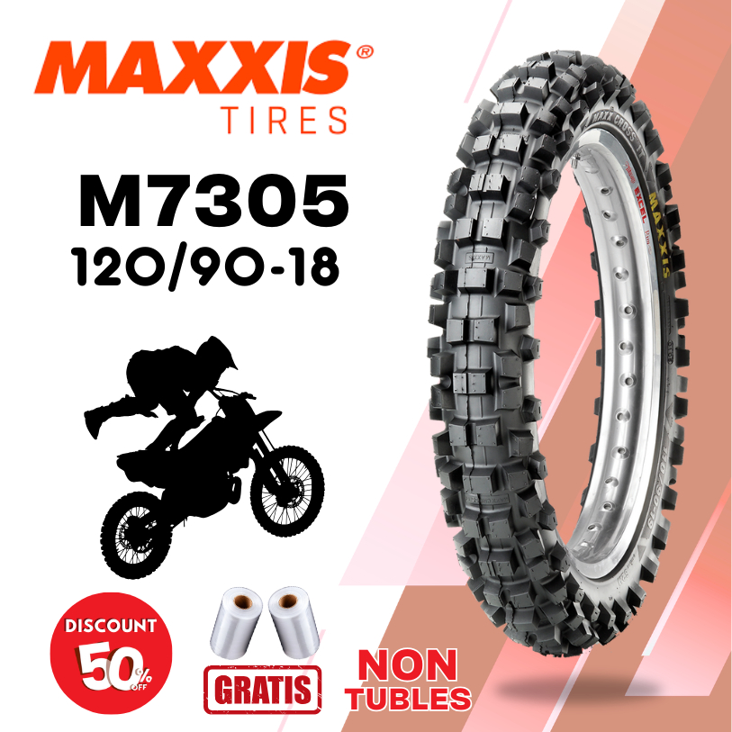 Ban Motor TRAIL MAXXIS M7305 MAXXCROSS 120/90 Ring 18 Non Tubeless