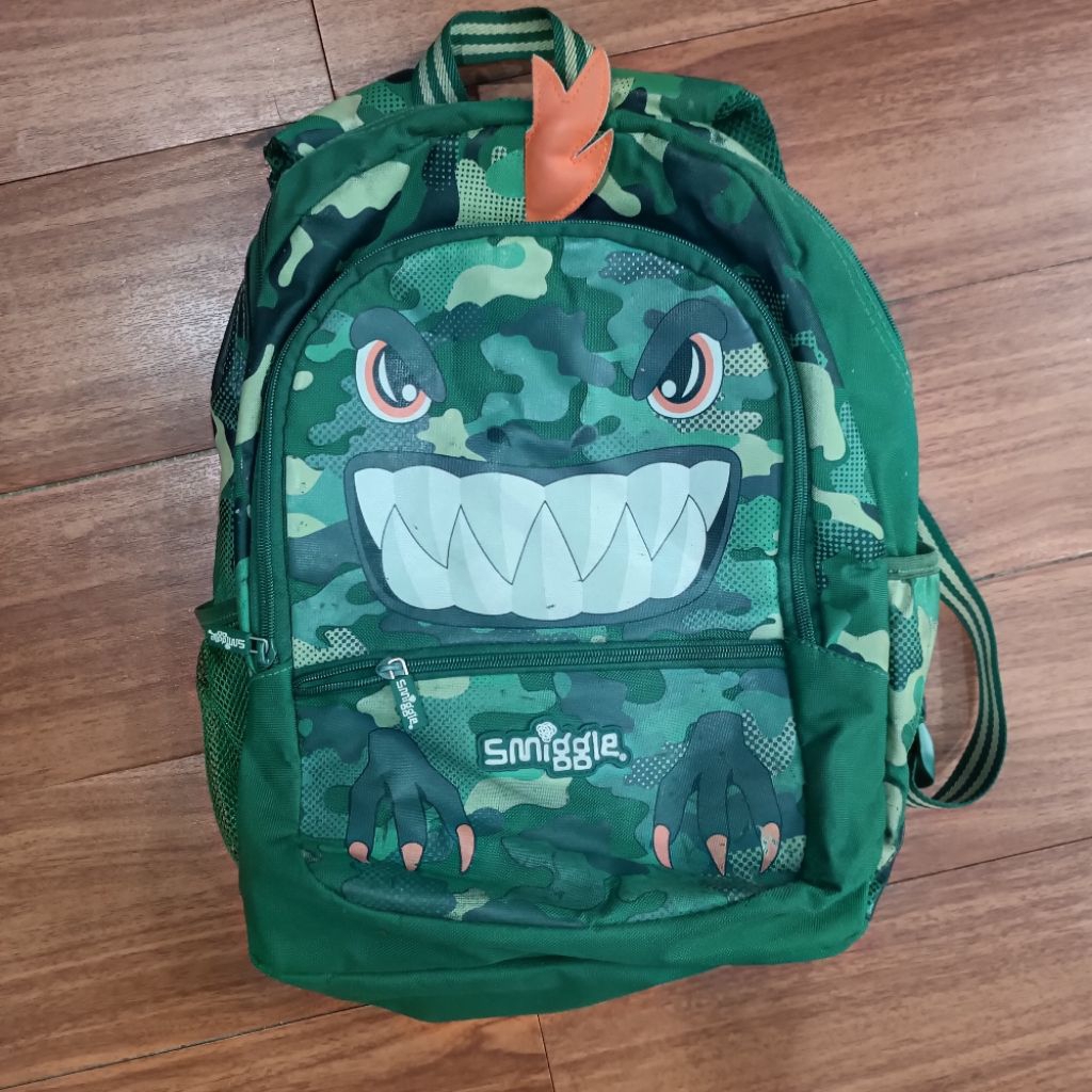 tas sekolah smiggle dinosaurus
