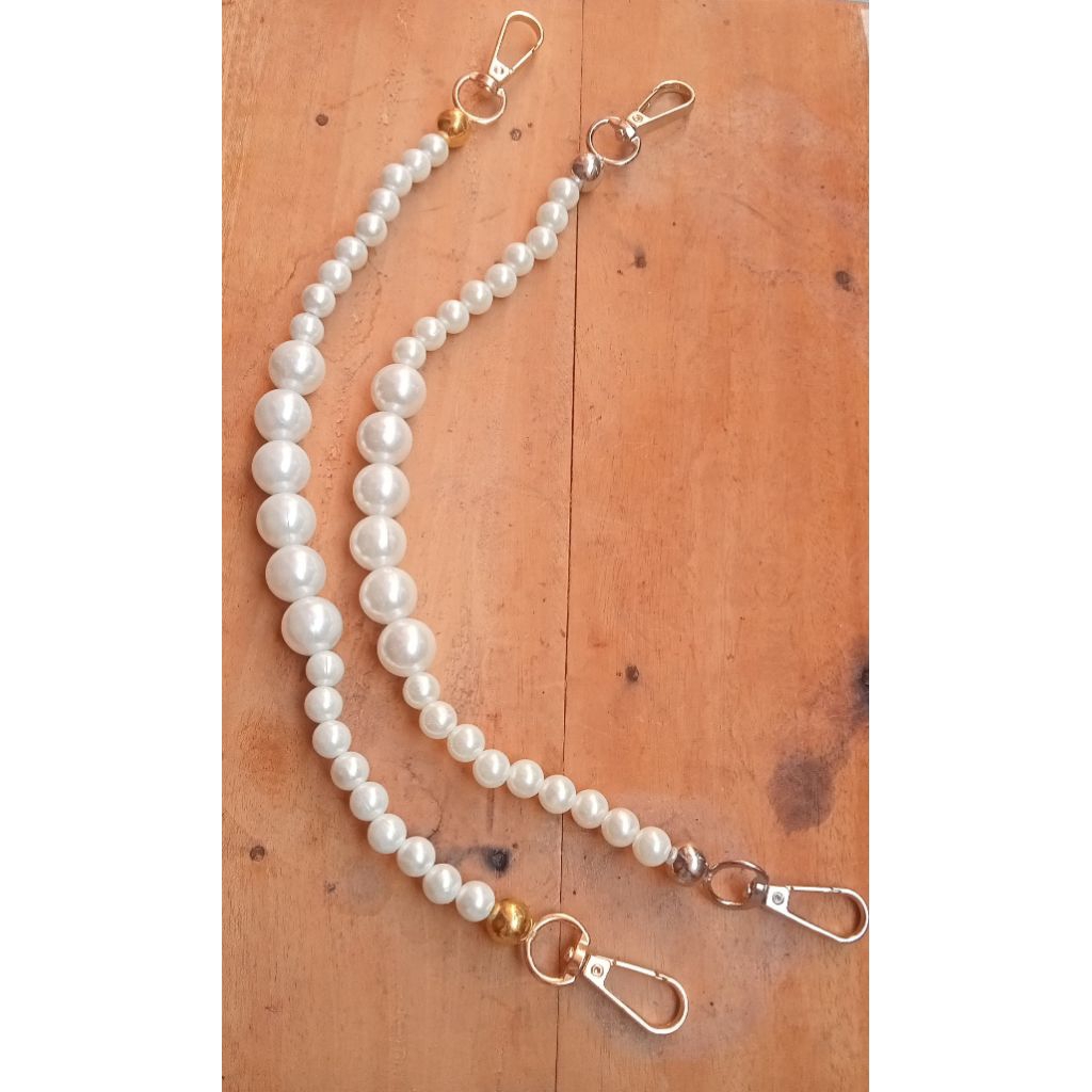 strap tas mutiara 16*10 panjang 37 cm harga untuk/pcs