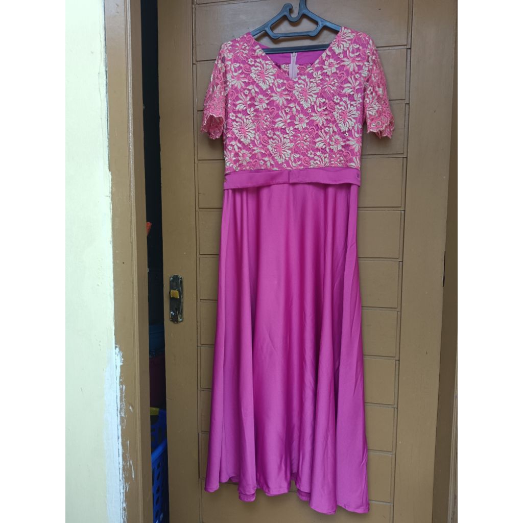 Dress Brokat Wanita Dress Brokat Fanta Preloved