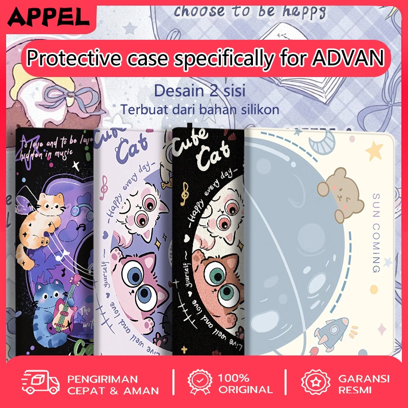 Case ADVAN Tab V8 8.4" ADVAN VX NEO 10.1"Advan Tab A10 / 10.1 inch 2024 / Casing Flip Book Cover Uni