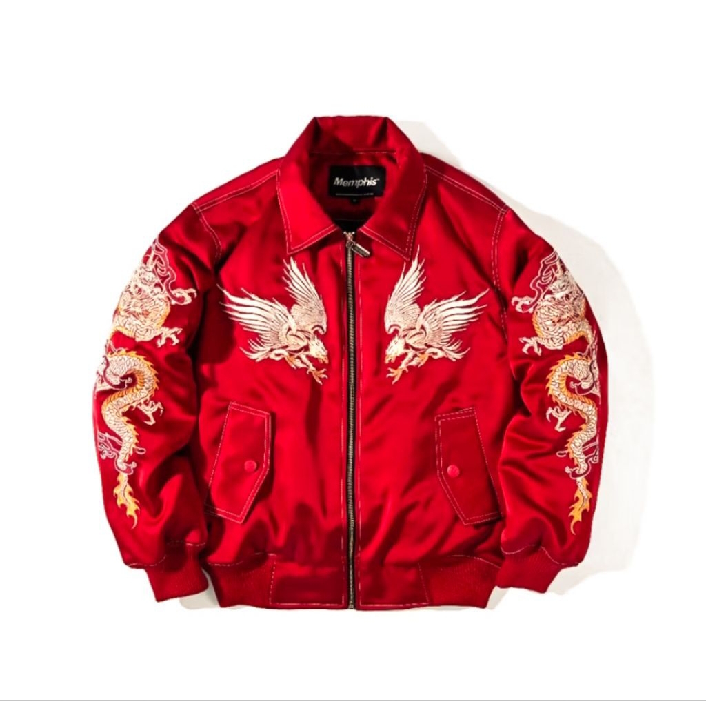 SUKAJAN JACKET - ISHIKAWA / RED [limited edition] - Memphisorigins