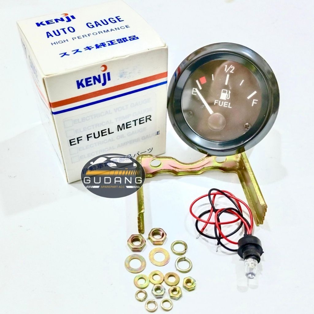 Fuel Meter Indikator Bensin Mobil dan Motor / Ampere Meter Minyak Bensin Universal