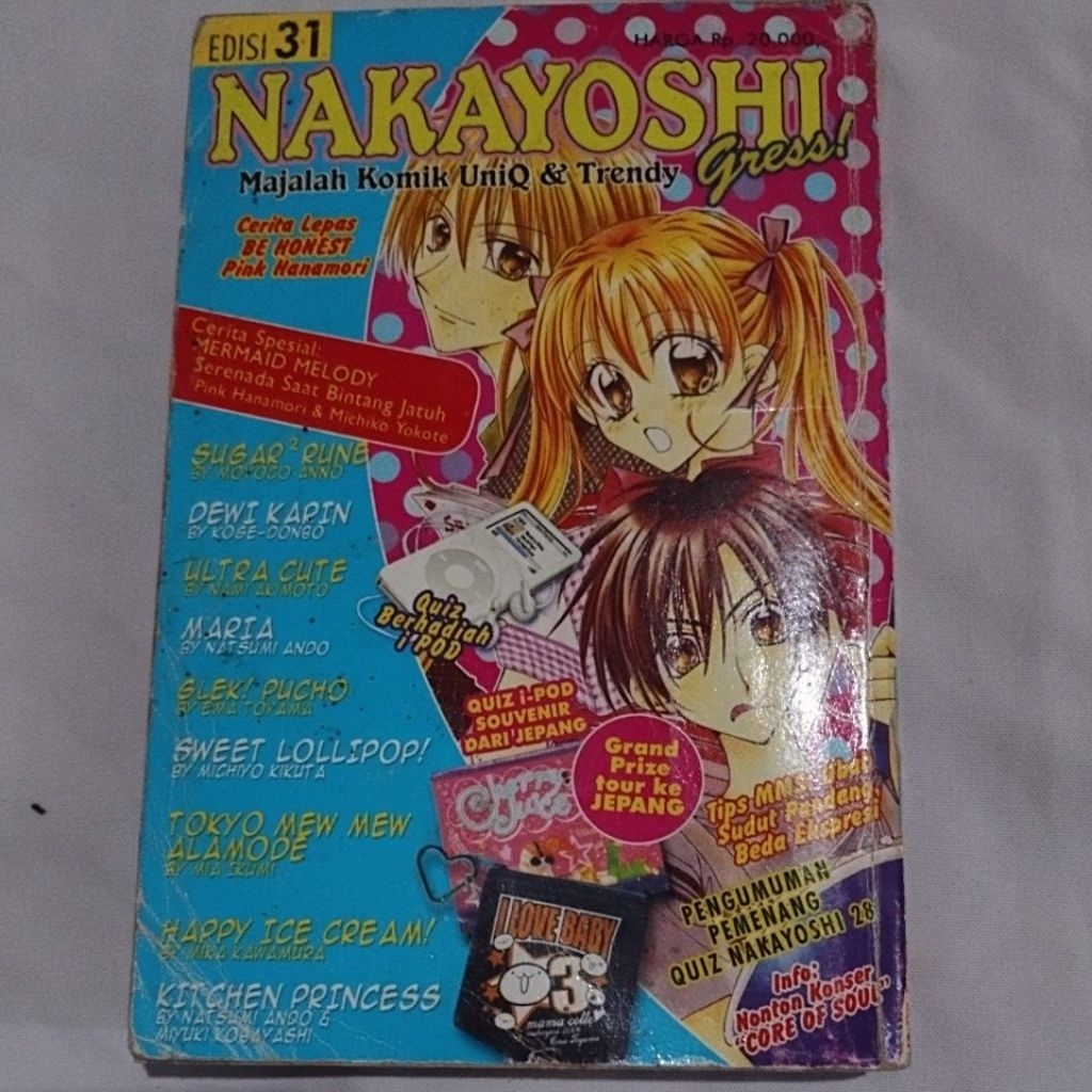 Majalah Komik Uniq dan Trendy NAKOYASHI Gress Edisi 31