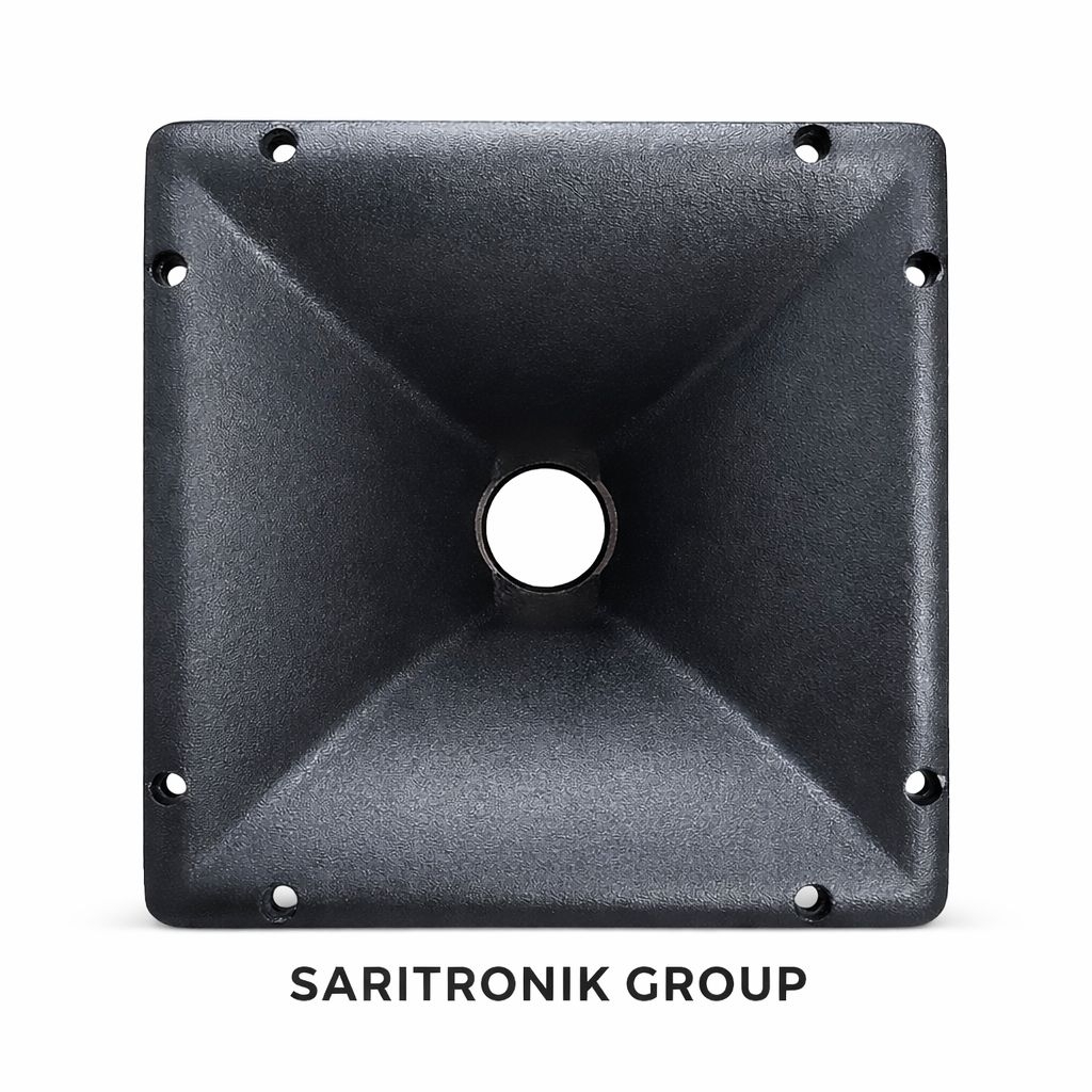 HORN TWEETER / CORONG TWEETER BAHAN DIRAL UK 18X18 CM UNTUK TWETER DRAT DAN BAUT