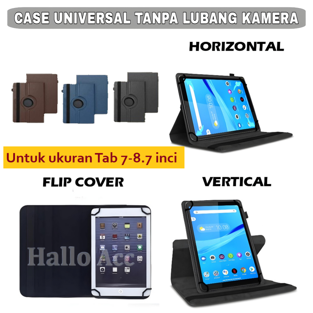 Case Tablet Flip Cover Universal - CASE Huawei MediaPad M2 / MediaPad M3 Lite / 8 INCH Casing Huawei