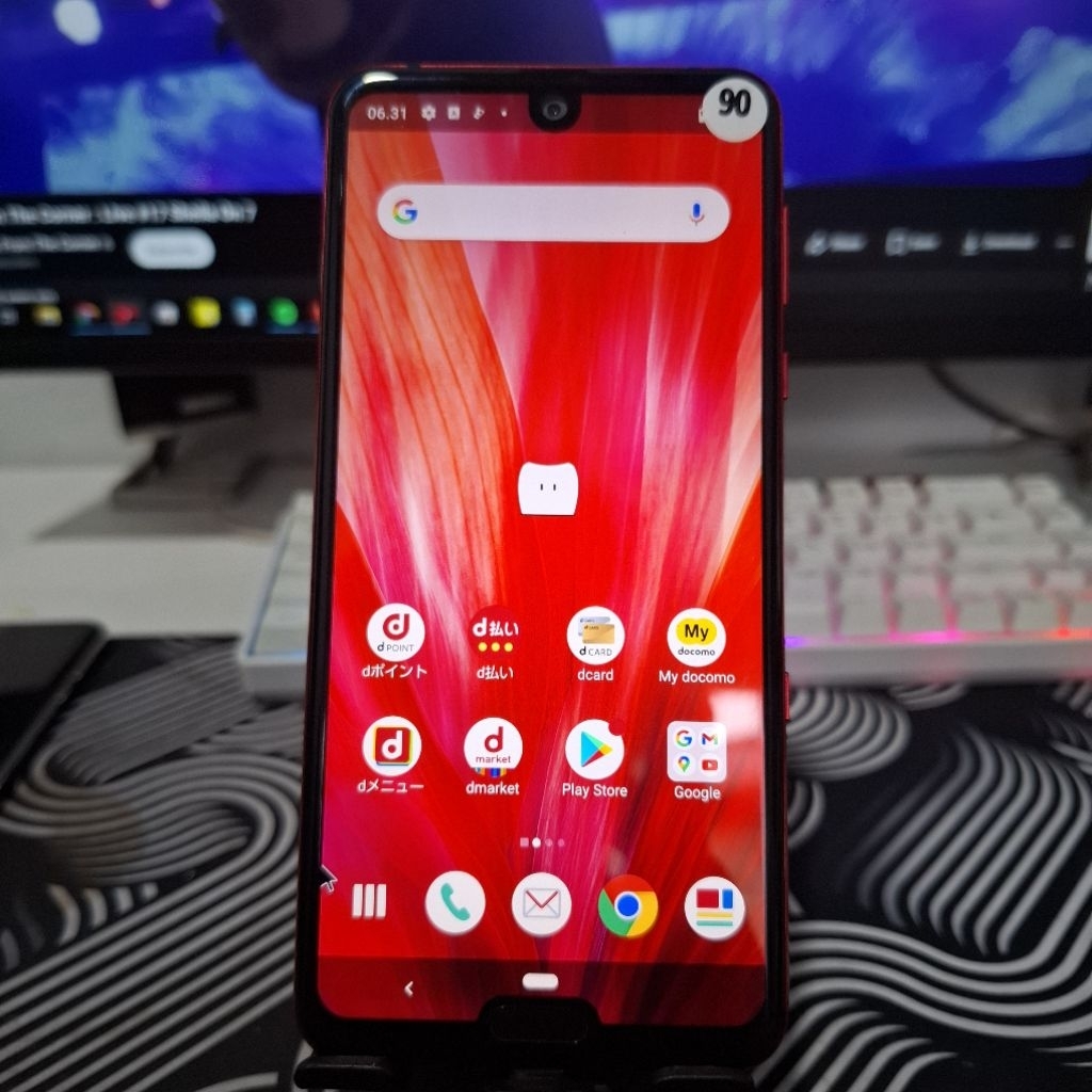 HP SHARP AQUOS R3 DT NO 90 MERAH