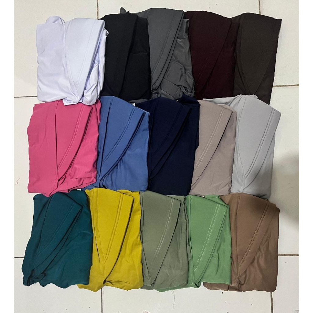 MAHKOTA HIJAB bergo instan ikat/ bergo instan polwan/ bergo dinas instan