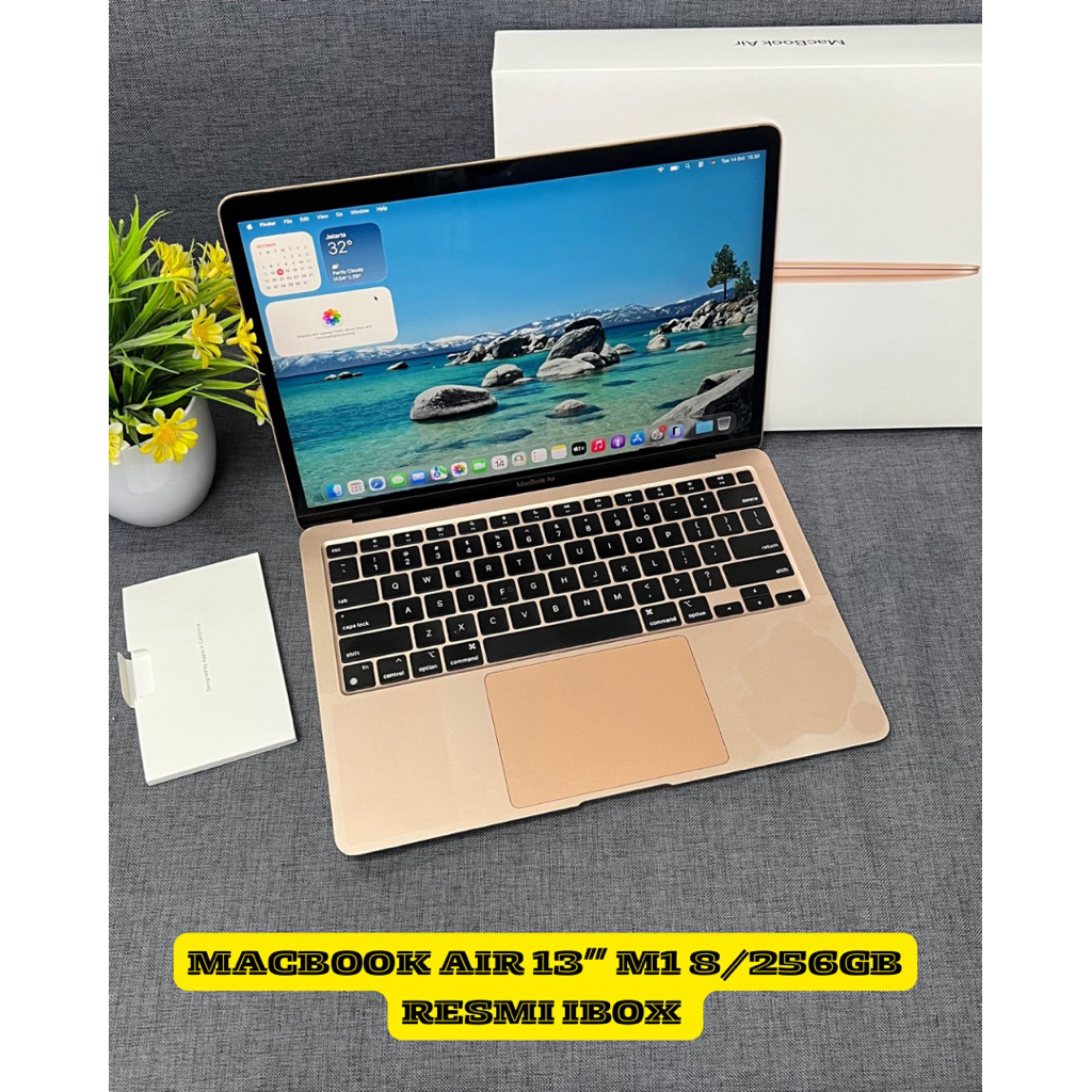 macbook air m1 8/256gb gold ibox