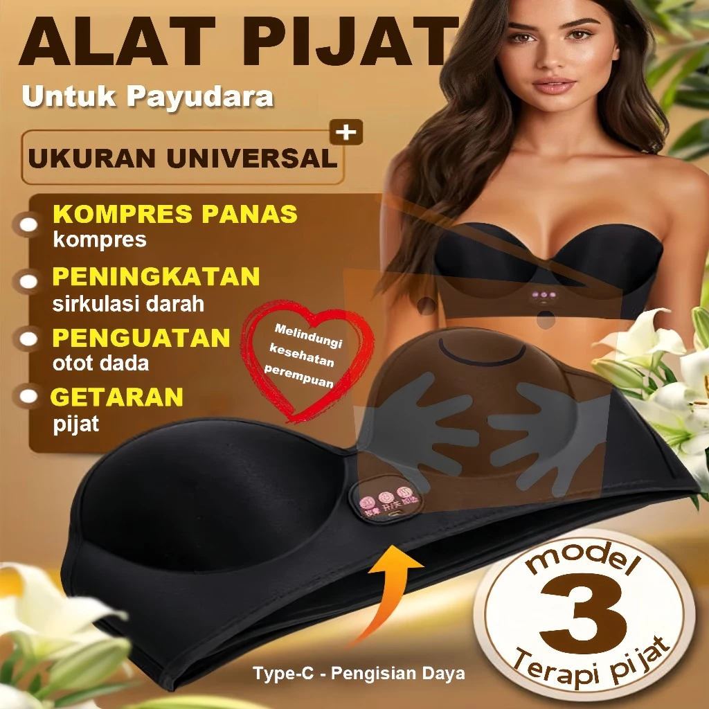 Alat Pijat Payudara Listrik Alat Pembesar &Pijat DadaPembesaran Smart Breast pembesaran payudara