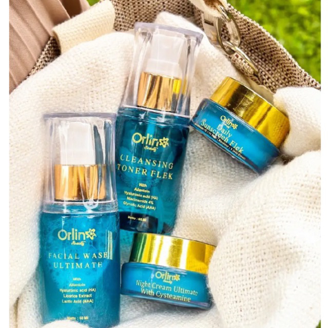 NEW ORLIN BEAUTY SKINCARE PAKET FLEK | PAKET FLEK ULTIMATE PAKET FLEK EXCLUSIVE ORLIN BEAUTY | PAKET