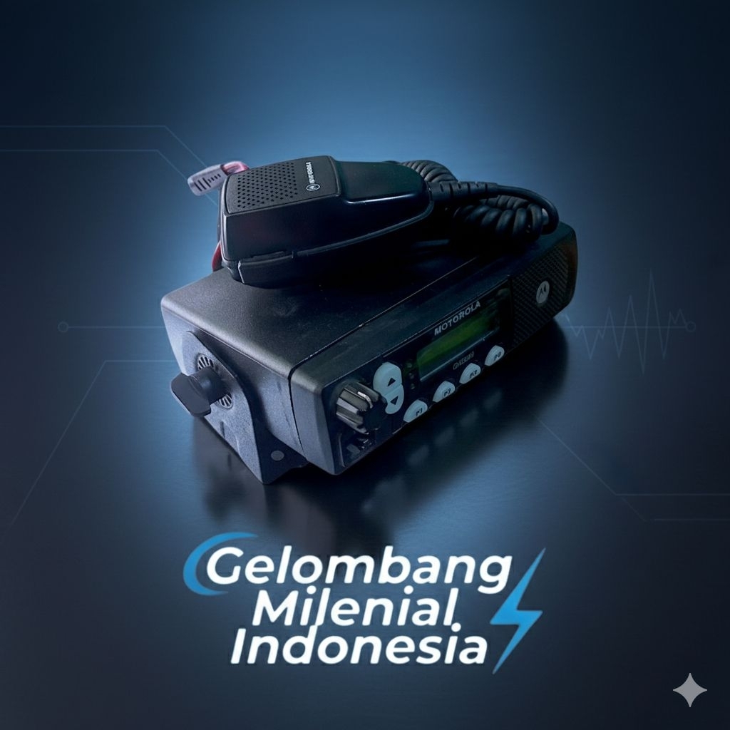 RADIO RIG MOTOROLA GM3688 UHF LOW 350MHZ BEKAS