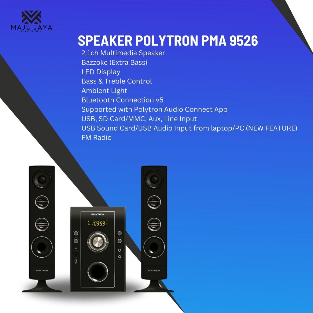 SPEAKER POLYTRON PMA9506 PMA 9506 / PMA 9526 PMA9526 BLUETOOTH PMA9506 PMA 9506