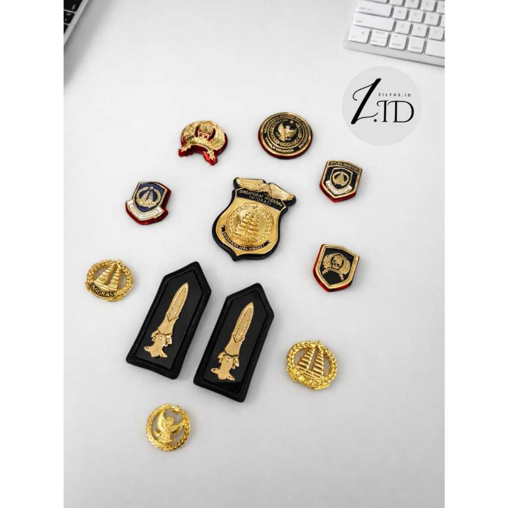 Pin Kemenimipas/Kewenangan/Direktorat Jendral/Imigrasi Polos/Imigrasi List Hitam/Pemasyarakatan 2D/B