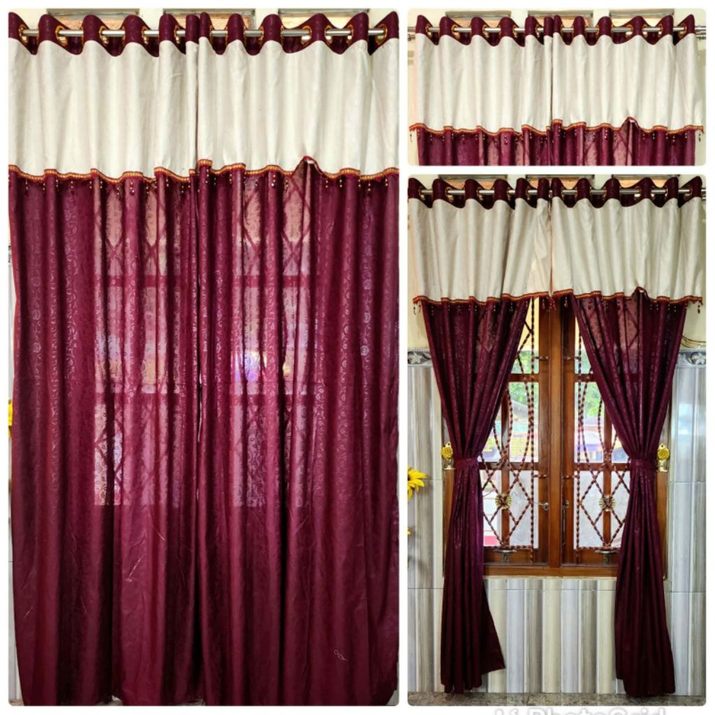 Gorden Poni Ring 12 Jendela & Pintu Motif Minimalis