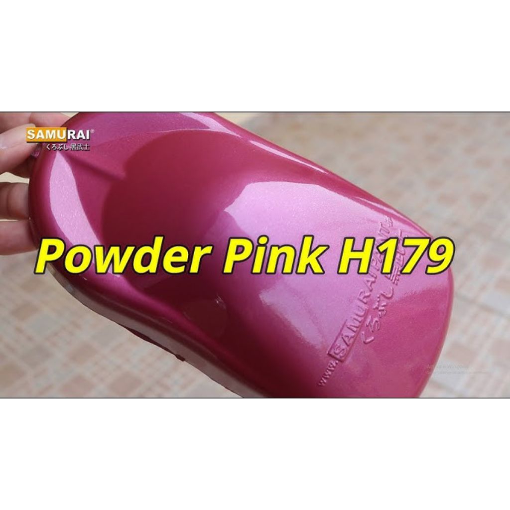 pilok pilox samurai original pink muda cerah terang kode H179 powder pink