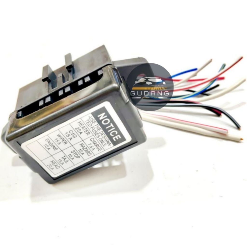 Fuse Box / Rumah Sekring Sikring Mobil Kijang Super 5K / Rover / Grand / KF40 / KF-40 (HANYA BOX SEK