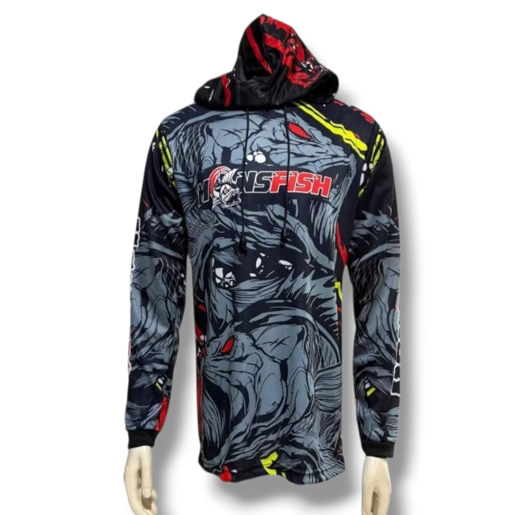 BAJU JERSEY MANCING MANIA LELE HODDIE TOPI PRINTIN ANTI LUNTUR/JERSEY MANCING TERBARU LENGAN PANJANG