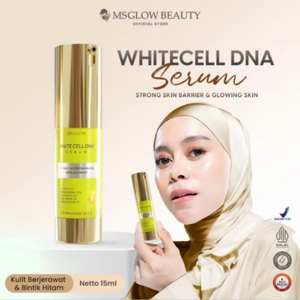 [Preloved] Ms Glow Serum White Cell Dna Pencerah Whitening
