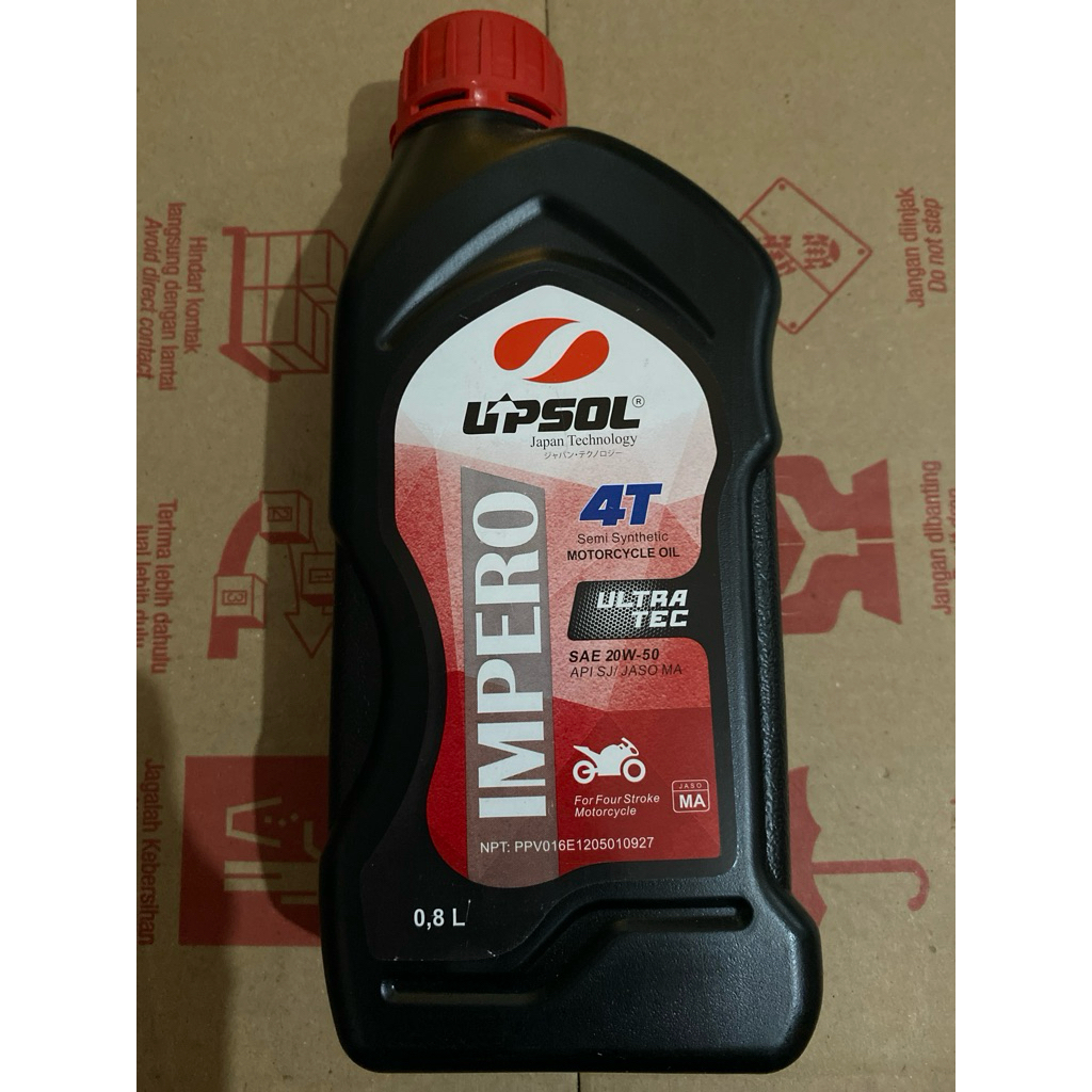 Oli Motor Semi-Sintetik 20W-50 800ml - Pelumasan Optimal, Tahan Panas, Stabilitas Viskositas