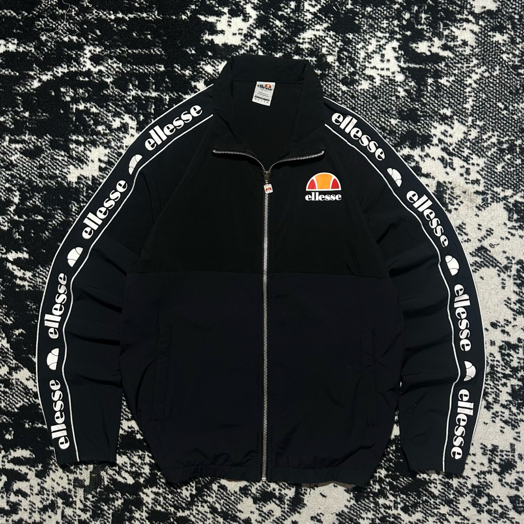 Windbreaker Ellesse Taped Colourblock (RARE) 90s Vintage Jacket