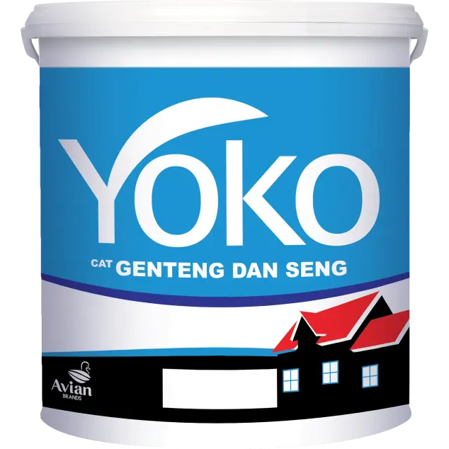 YOKO ROOF 20 KG Cat Genteng Atap Tanah Liat Beton Semen Metal Galvanis Asbes Seng Terpapar Sinar Mat