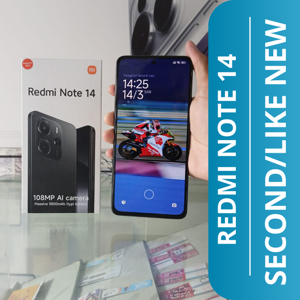 HP SECOND REDMI NOTE 14 (8/128 GB)/ REDMI NOTE 14 HP SECOND/ LIKE NEW.