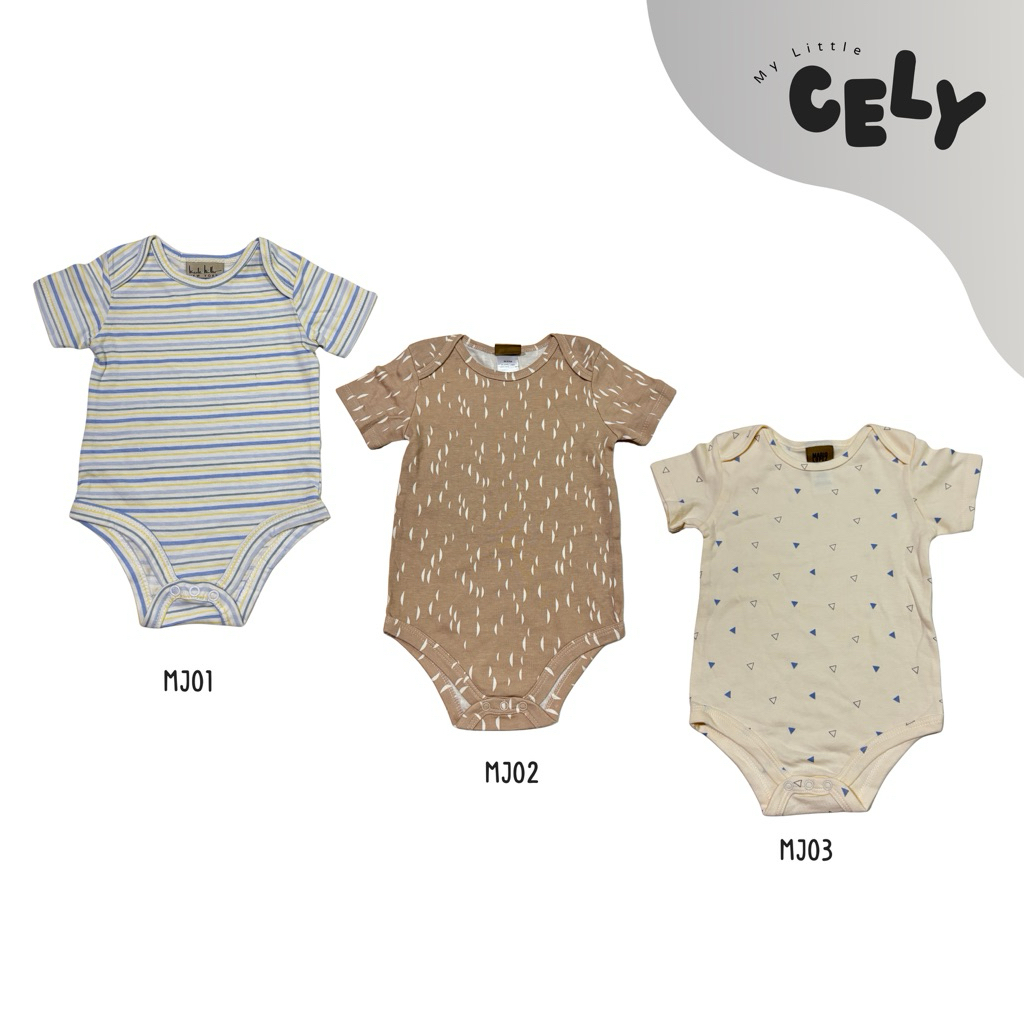 Romper Jumper Lembut Nyama Adem — Baju Bayi Simple Aesthetic — Bodysuit Anak Bayi Premium Branded — 