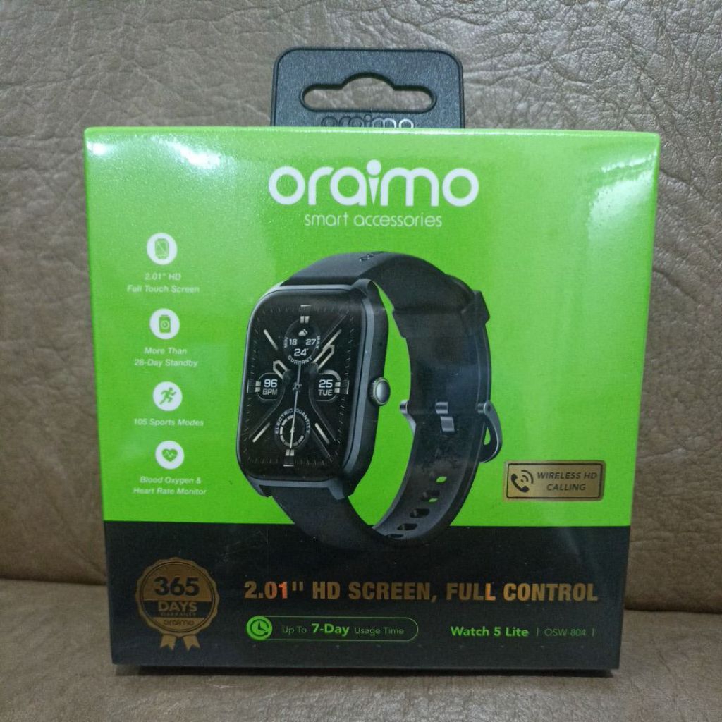 Oraimo Watch 5 Lite Smartwatch OSW-804 New Segel Resmi Oraimo Indonesia