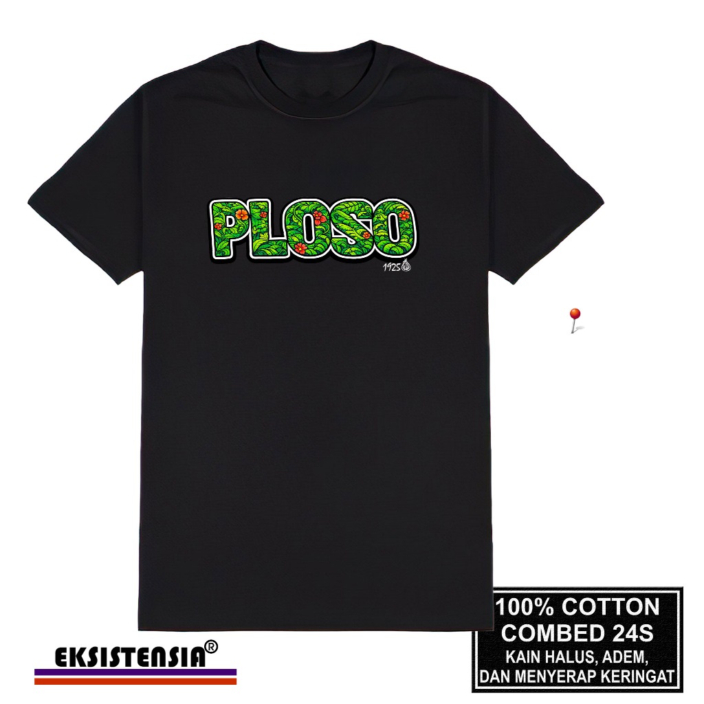 Kaos Ploso I Kaos Desain Ploso I Kaos Pondok Pesantren Ploso Katun Combed 24s Premium