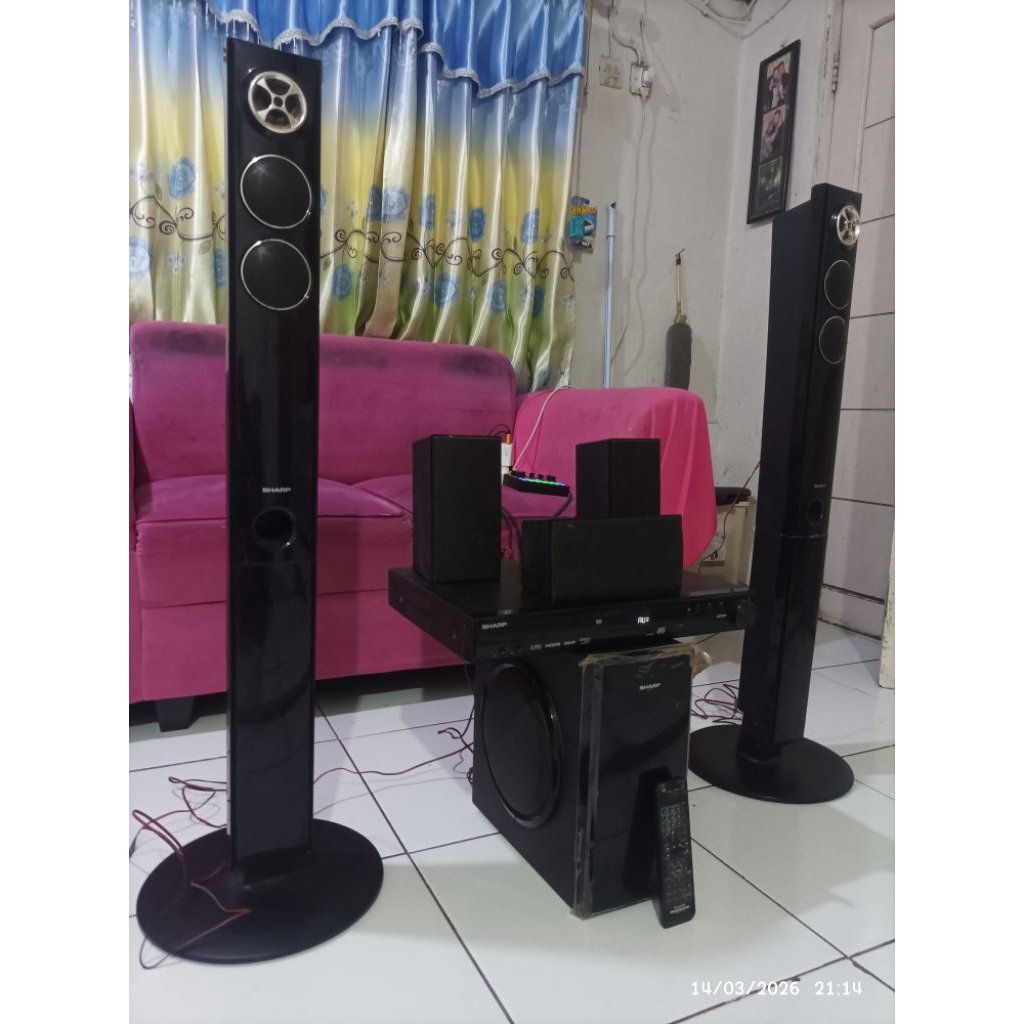 home theater sharp dv-cn830dvw (second)