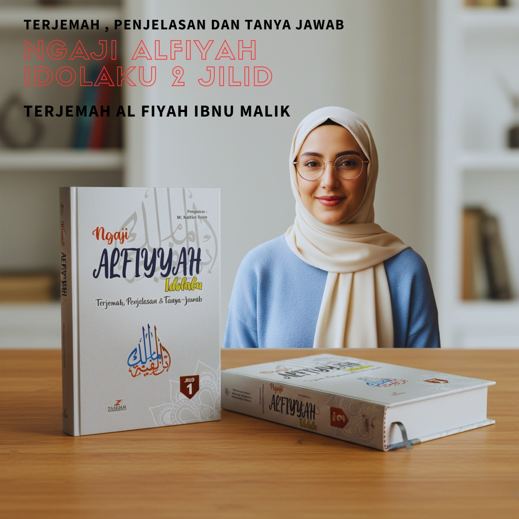 Terjemah Alfiyah Ibnu Malik Ukuran Saku 2 Jilid / Buku Nahwu Shorof / Lirboyo press