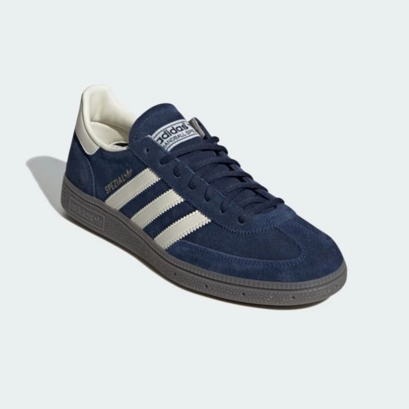 Adidas Originals Handball Spezial Sepatu Pria Wanita Putih Biru Sport Fashion