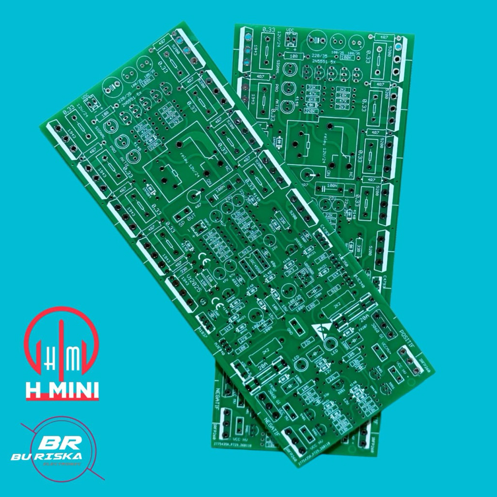 PCB H MINI Bandar power ( Heatsink Size 2u 20cm )