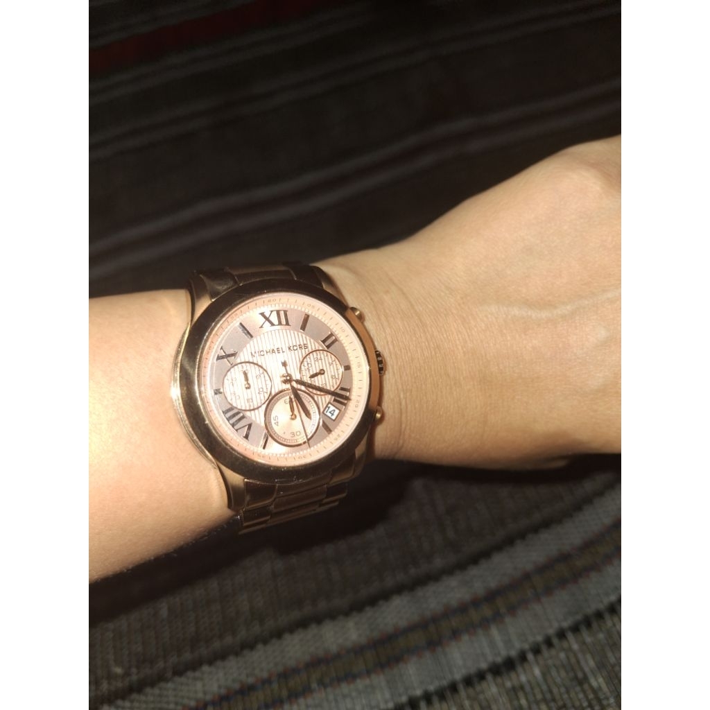 (Preloved) jam chrono MK michael kors original