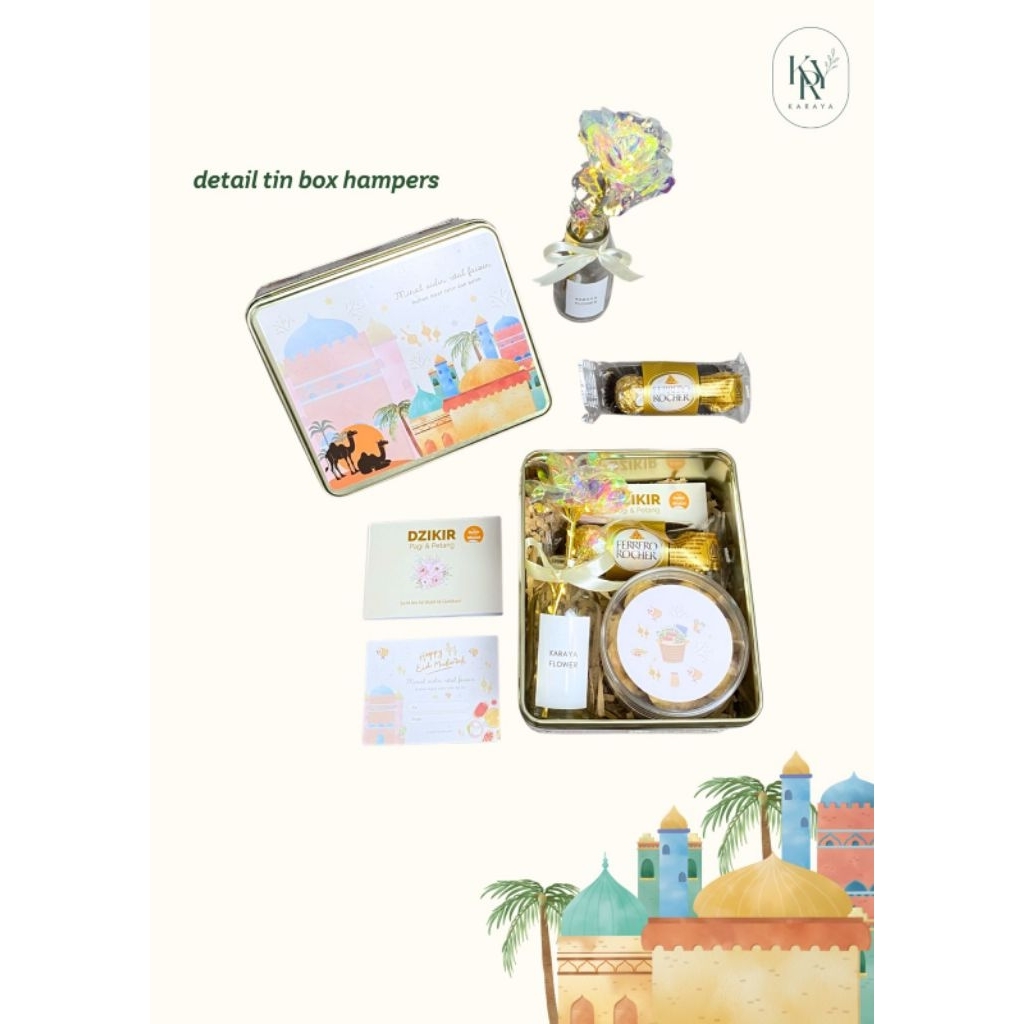 TIN BOX HAMPERS 1A 1B