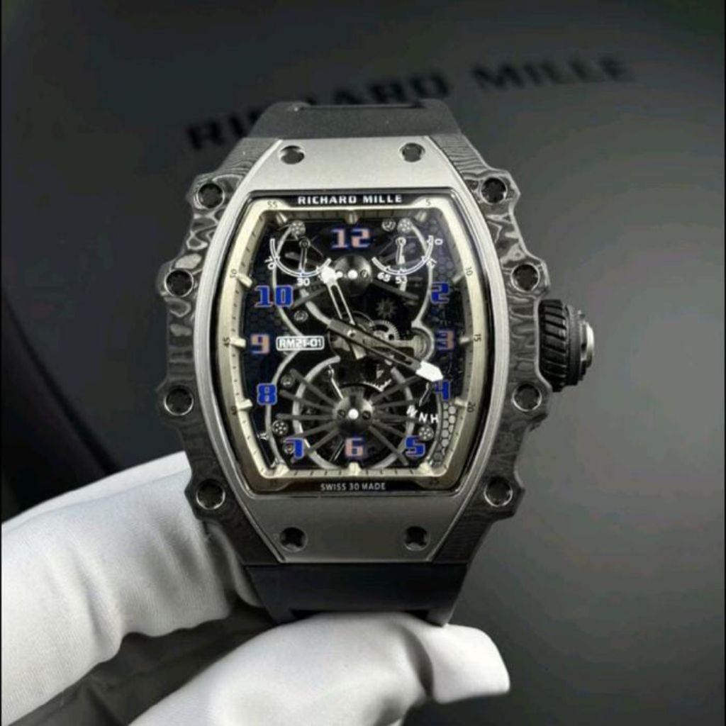 JAM TANGAN RM12-01 TOURBILLON MANUAL WINDING DM 42MM