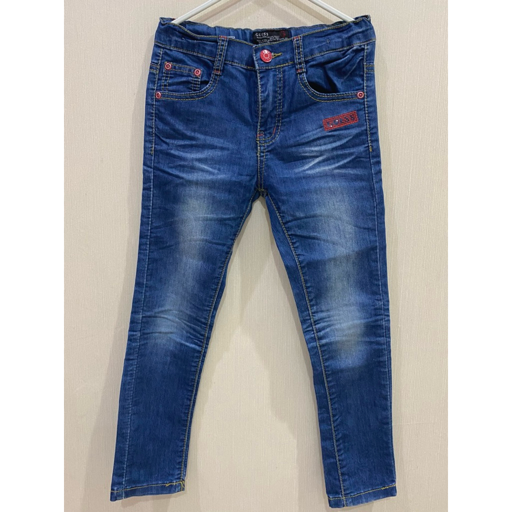 Celana Panjang Anak Perempuan Jeans merk Guess 5-8y Original / Celana Panjang Jeans Guess / Celana P