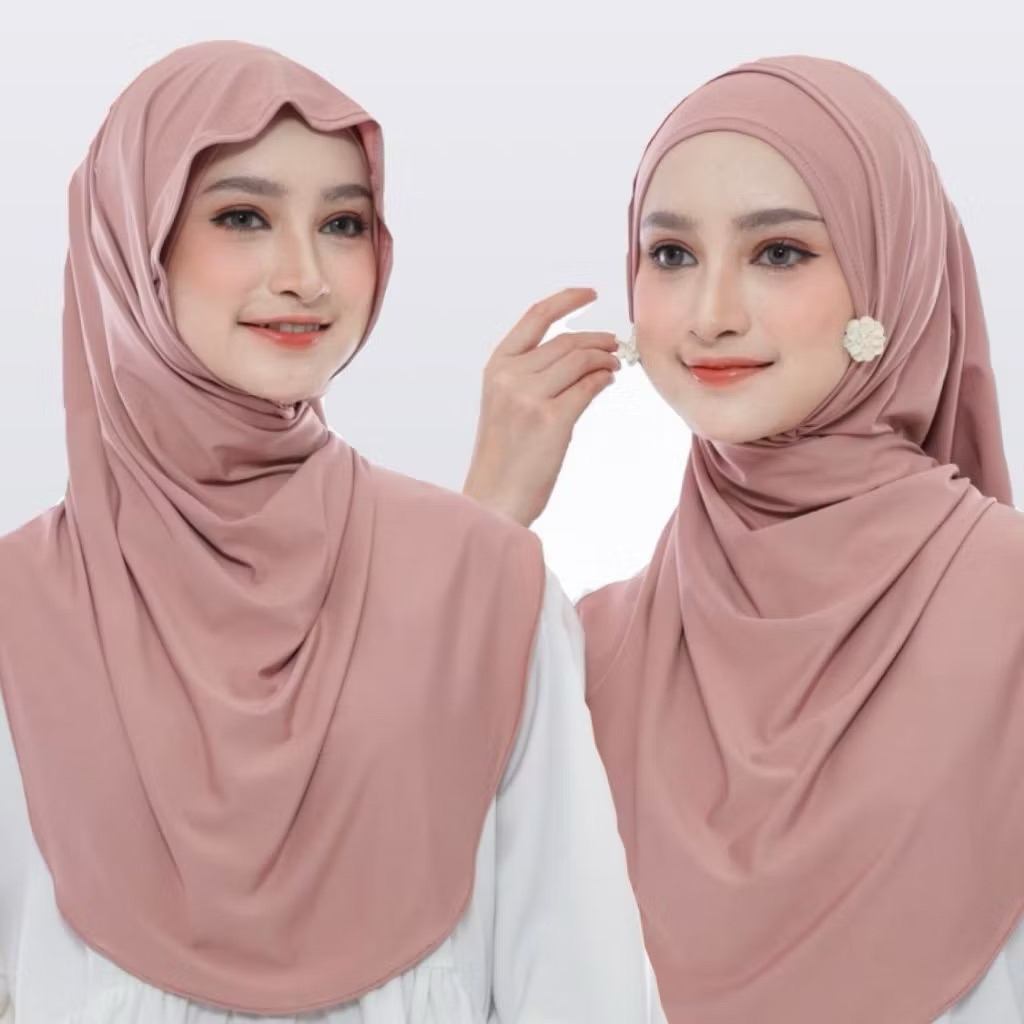 Hijab instan leyot | hijab kaos instan | hijab 3 in 1 | hijab terbaru style
