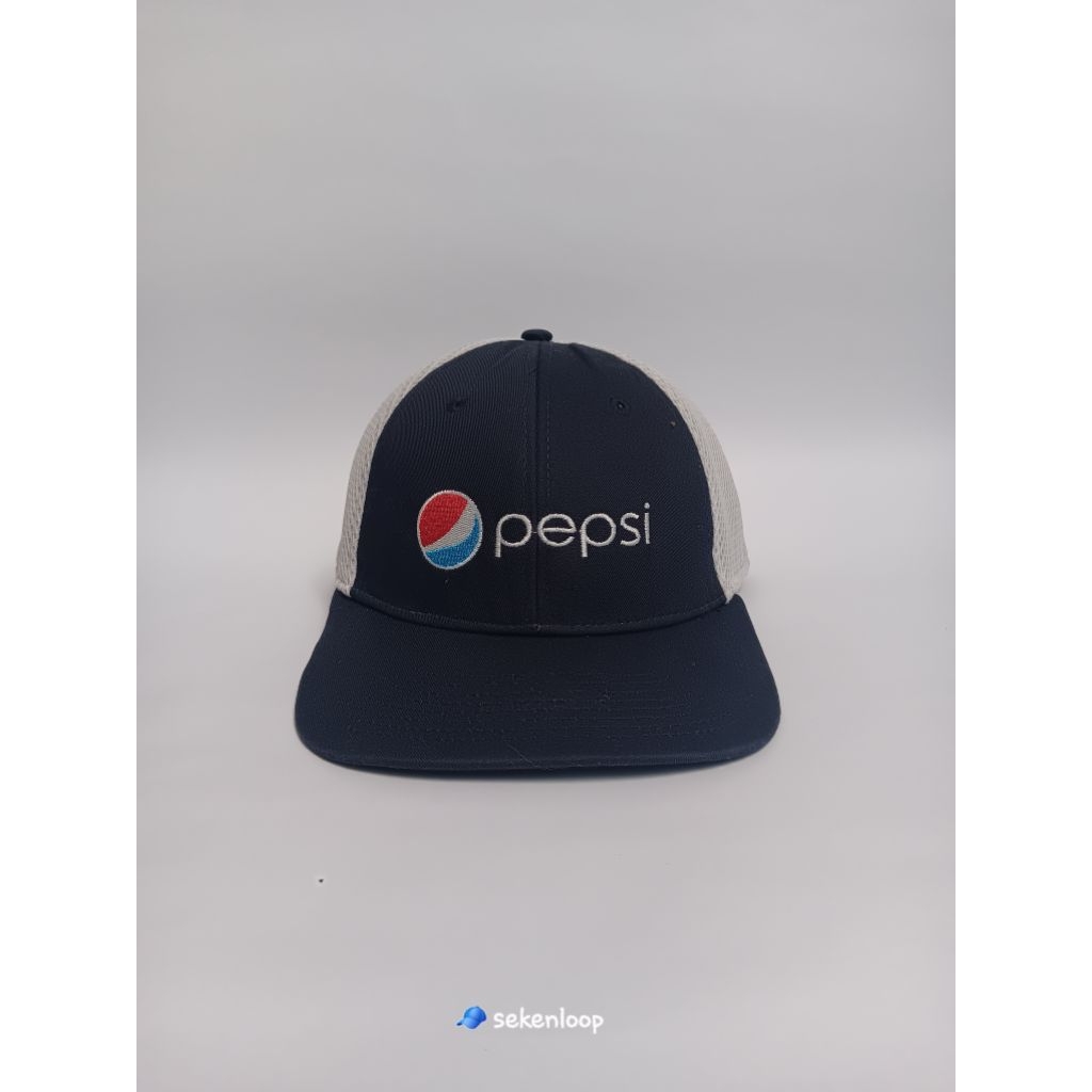 RARE Topi New Era 39THIRTY Pepsi Original Mesh Cap Build Up Second Thrift Kolektor