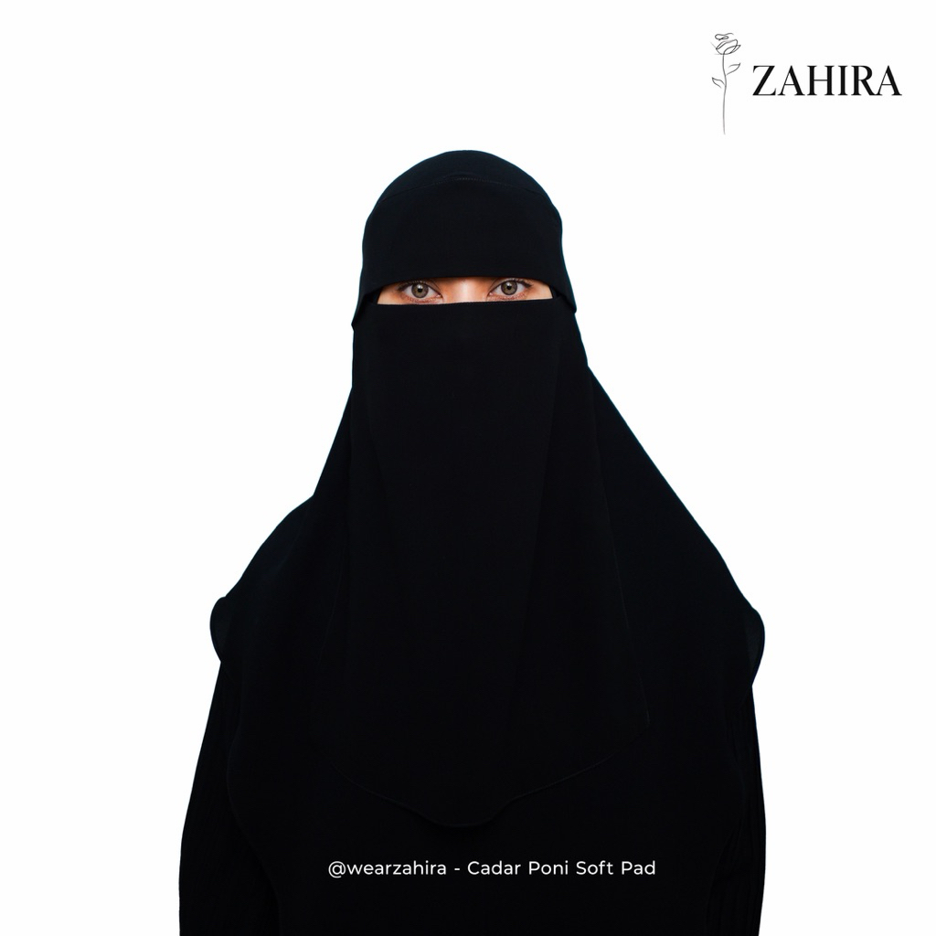 Zahira | cadar poni polos | cadar poni pendek | cadar poni softpad | cadar saudi | cadar shiffon ara