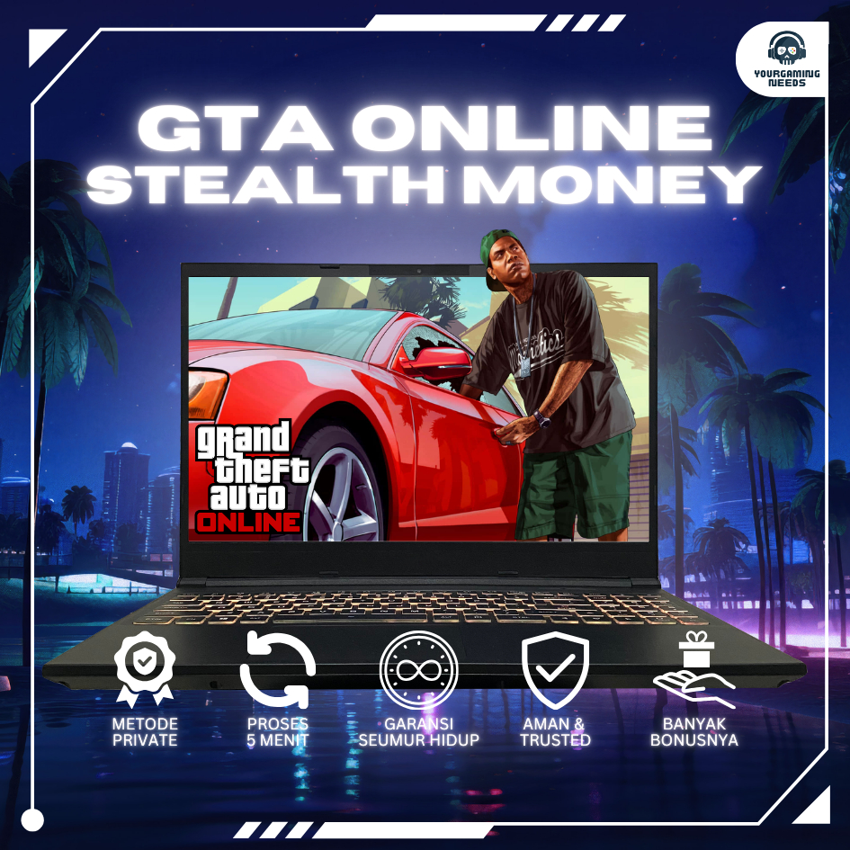 (PALING AMAN) Stealth Money GTA 5 Online PC - Legacy/Enhanced - Grand Theft Auto V Safe Cash