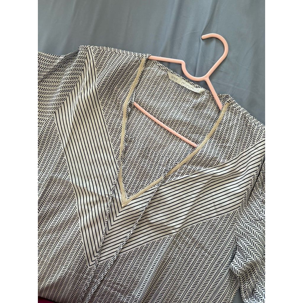 kaftan/tunik minimal blouse wanita