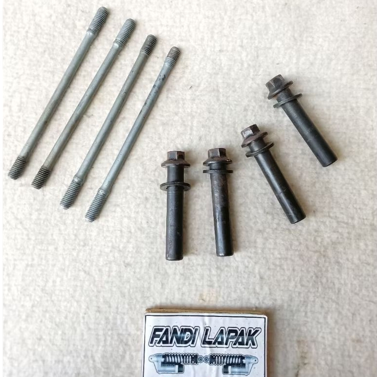 baut ancer sunduk tusuk sate cb Verza baut mur blok head Megapro monoshock crf 150 L original