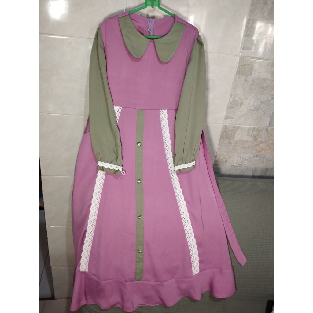 preloved gamis zeta kids anak