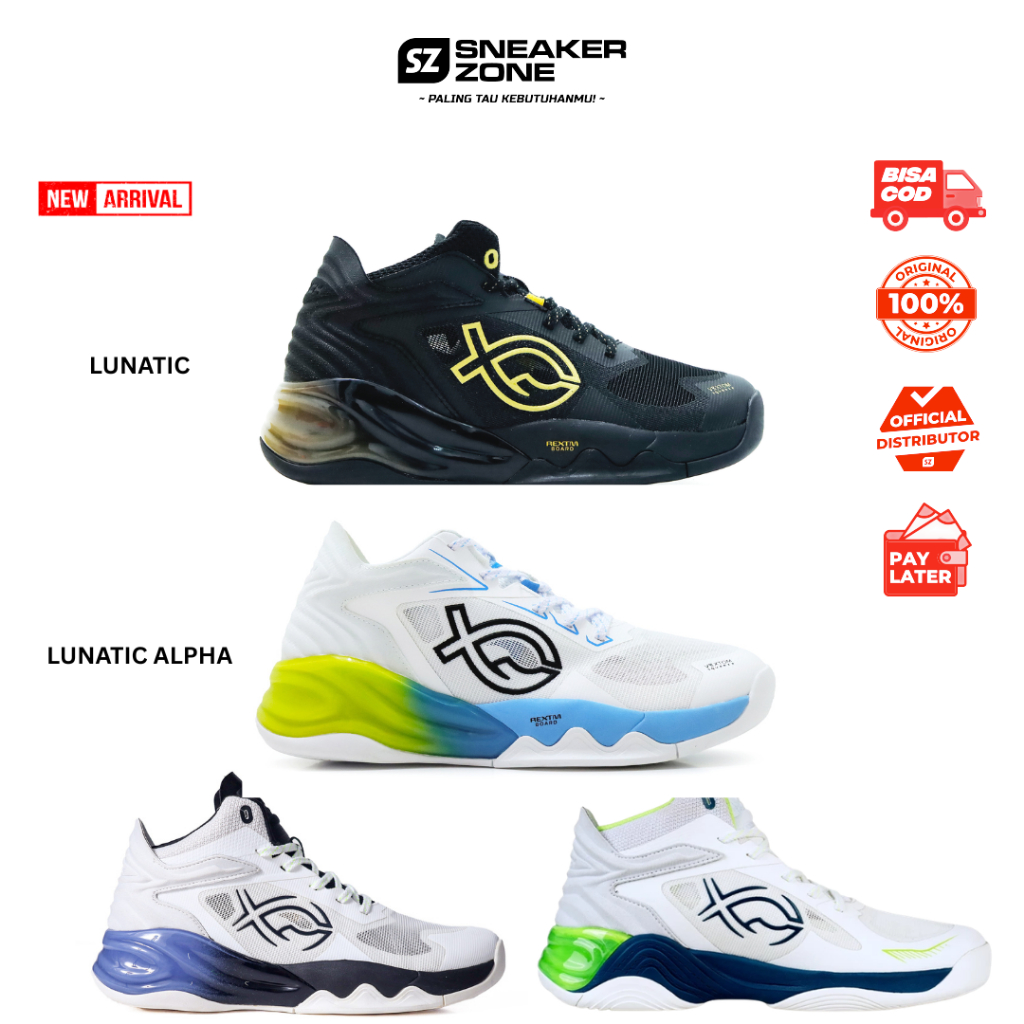 SEPATU VOLI FIXCH LUNATIC - LUNATIC ALPHA - SEPATU VOLLEY PROLIGA TERBARU