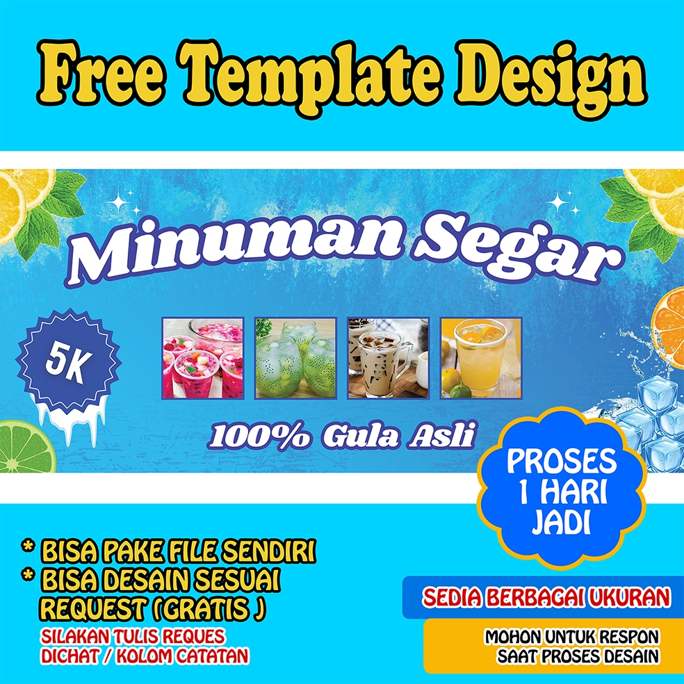 cetak sepanduk - Banner Spanduk - Warung Kedai Makanan - Spanduk Custom