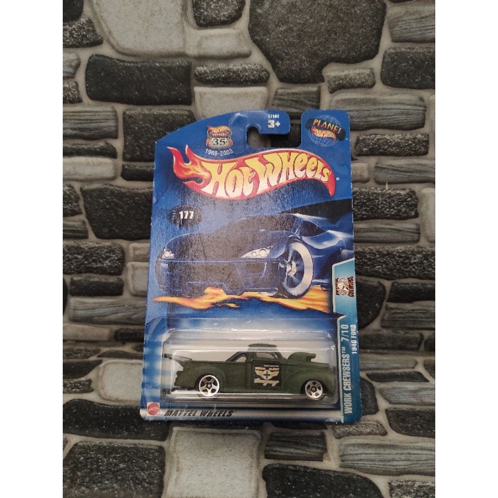 Hot Wheels 1940 Ford 40 Ford Truck Work Crewsers - Bluecard