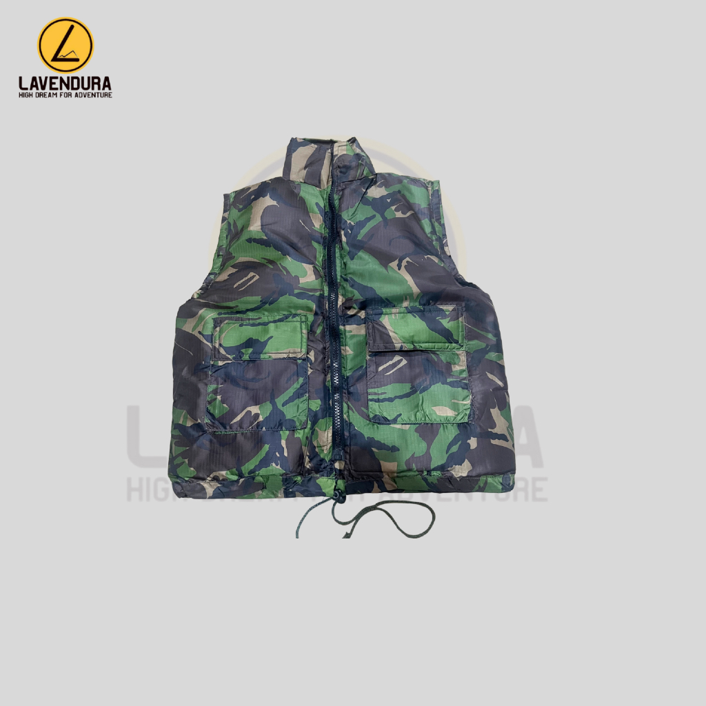 Rompi Jaket Pelampung Loreng Malvinas JATAH ASLI Pembagian TNI Rompi Pelampung Loreng TNI Rompi Apun